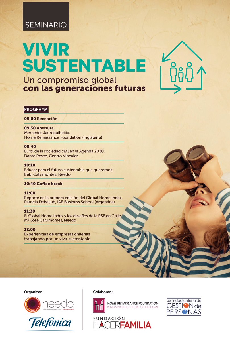 220 inscritos, mucho interés y la ilusión de siempre para #VivirSustentable. Mañana a las 9:00 en el auditorio de Telefónica. ¡No falten!