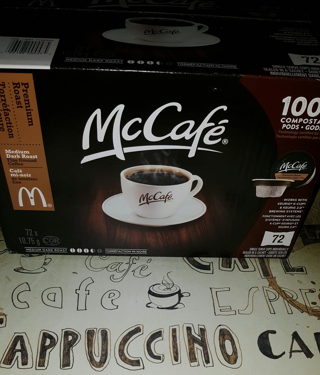 linmcgowan's tweet photo. Well well well looky looky ... hello #McCafe ๐โ @KeurigCanada #kcuppods thank you thank you & thank you @costcocanada #finally ๐ ...Cheers โ https://t.co/DsuSS1kTfS
