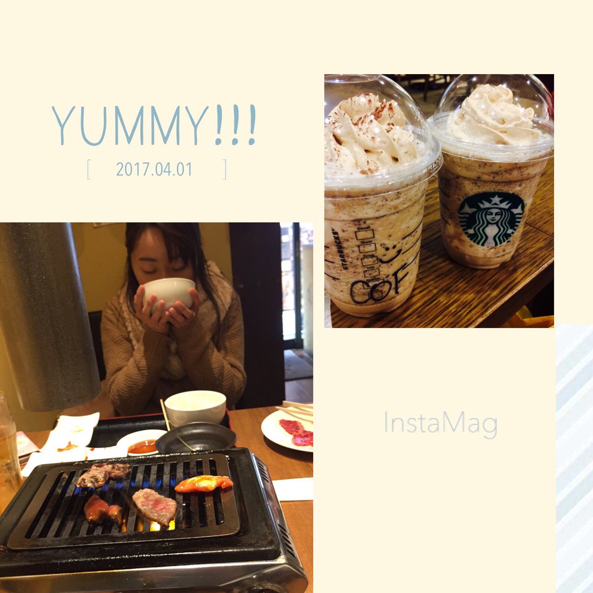 a___chil's tweet photo. 2017.04.01〜04.02☺︎‼︎
焼肉にフラペチーノ♡食べたかったものづくしで始まり…
2日目はお昼に #tsukemenbu
して、光が丘公園→目黒川で
お花見🌸
約束してたリュックもおそろいの買えて満足❤︎ https://t.co/rXhOkIUMDp