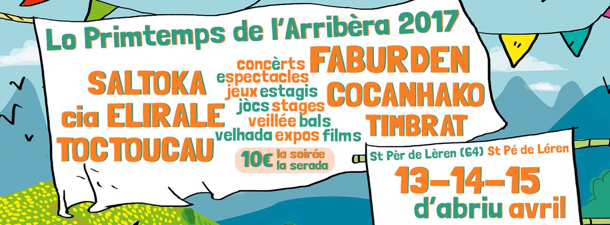 AssoChancaires's tweet photo. Rdv les 13,14 et 15 avril à Saint Pé de Léren pour la 11ème édition du Primtemps de l'Arribèra. A bèthlèu ! https://t.co/Dip4jv0ImU