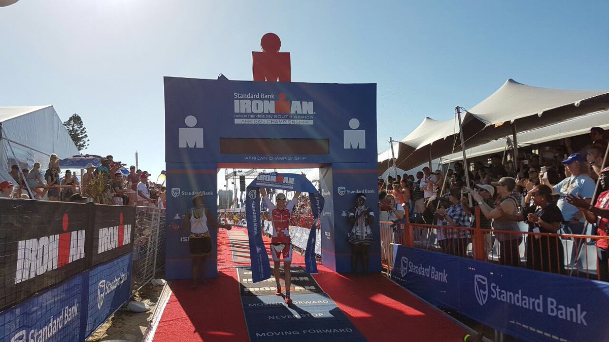 IRONMANLive's tweet photo. . @danielaryf championship splits: 53:47 Swim / 4:50:50 bike / 2:57:27 run #IMAfricanChamps https://t.co/NWIKEg1kgr