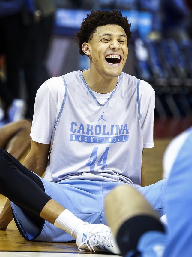 UNC_Humor's tweet photo. Justin Jackson looks like a kid whose parents just surprised him with a trip to Disney World. https://t.co/YNZpD2R9vC