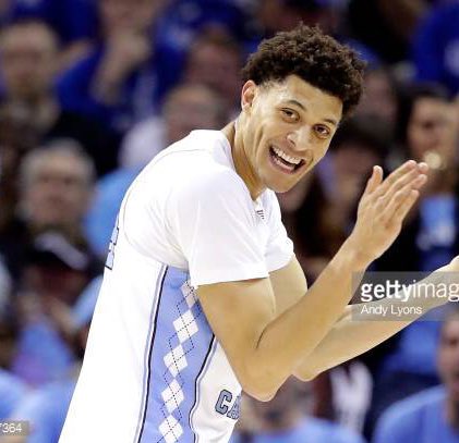 UNC_Humor's tweet photo. Justin Jackson looks like a kid whose parents just surprised him with a trip to Disney World. https://t.co/YNZpD2R9vC