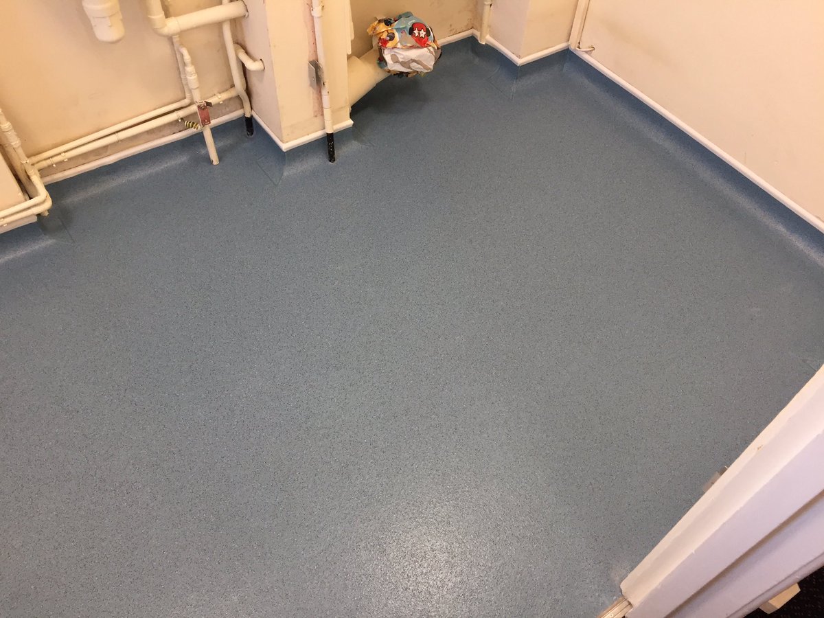 Wareham legion toilet refurb before and after #polyflor #polysafe standard #wareham #flooring