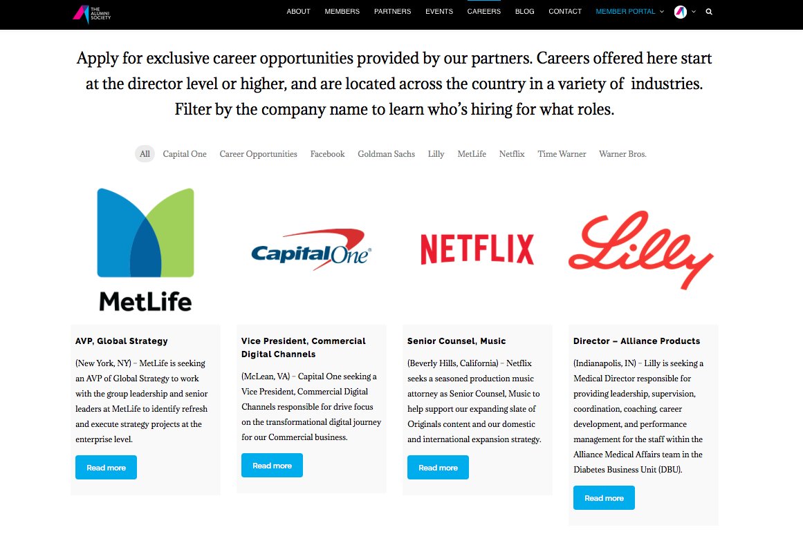 The Alumni Society It S The Weekend Take A Sec To Apply To Great Jobs From Metlifecareers Capitalonejobs Netflix Lillycareers T Co Cnuc7poyhp T Co D6ieqgb0ll