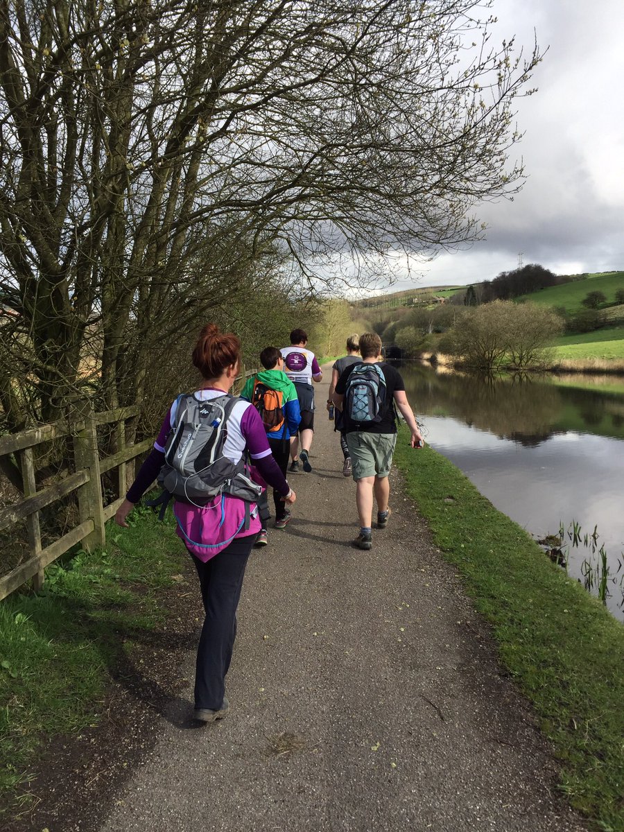 heatherleech's tweet photo. Fabulous walk today, great stop off in Todmorden, training going brill for the walkers for race to the stones @PositiveSteps. https://t.co/QFXDq9yKHW