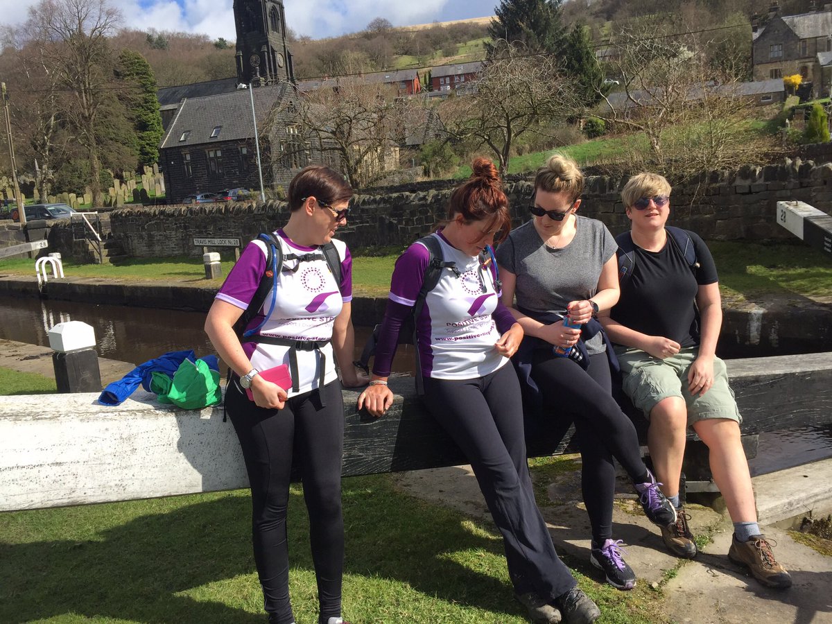 heatherleech's tweet photo. Fabulous walk today, great stop off in Todmorden, training going brill for the walkers for race to the stones @PositiveSteps. https://t.co/QFXDq9yKHW