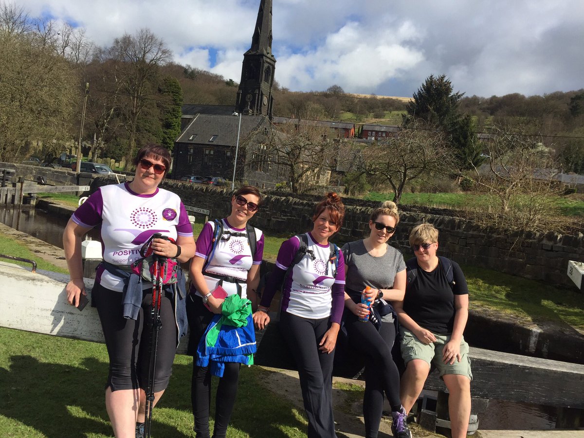 heatherleech's tweet photo. Fabulous walk today, great stop off in Todmorden, training going brill for the walkers for race to the stones @PositiveSteps. https://t.co/QFXDq9yKHW