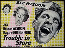 JohnAPHewer's tweet photo. Watching #TroubleInStore with @RobertWRossEsq & #NormanWisdom audio commentary. #JerryDesmonde is the finest straight man I know. Great film https://t.co/XUYFyihjeO