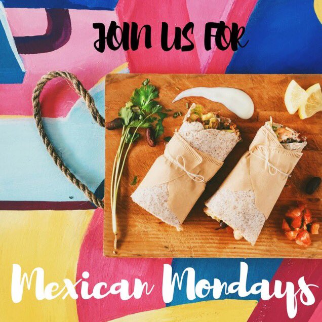 Join us for Mexican Mondays tomorrow! 2 for 1 on EVERY Mexican dish 5:30pm until 9.00pm. Don't miss out! #Mexicanmondays #darecafe