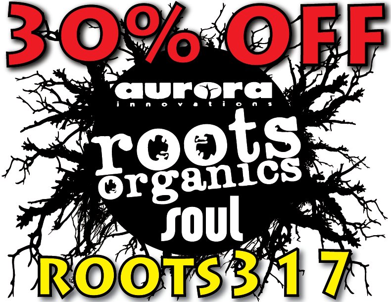 HorizenHydro's tweet photo. #rootsorganics #soul #nutes 30% off of @AuroraInnovtns until midnight for #indoorgrows! Discount code: ROOTS317 ... https://t.co/RvGP1Hpq83 https://t.co/dLtPGxwqEe