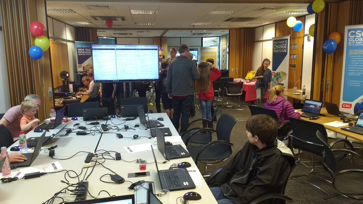 ColetteWeston's tweet photo. No2Dort taking it all in! 😀 RT @mirandakaywebb1: #Coding sessions were in full swing @ #CSCcodes Chorley @CSC_UK https://t.co/w9OBd3o1fJ