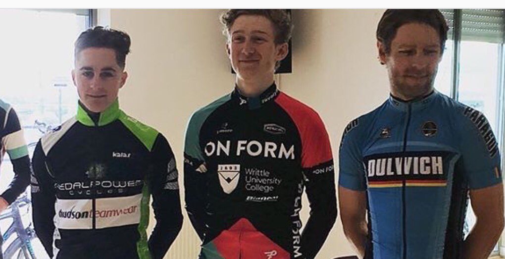2nd place for the Sprint section for one of our sponsored riders <a href="/LiamManser/">Liam</a> from <a href="/pedalpower_RT/">Pedal Power RT</a> #racing #sprint #cycling #teamwear #winning