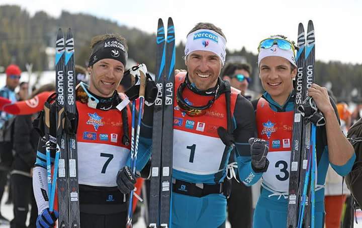 manificaventure's tweet photo. Étoile des Saisies: 3th behind two Swiss men Pralong & Livers after good battle, Aargh!😭😊. But I reach my 4th French title https://t.co/kV4UkRfUcx