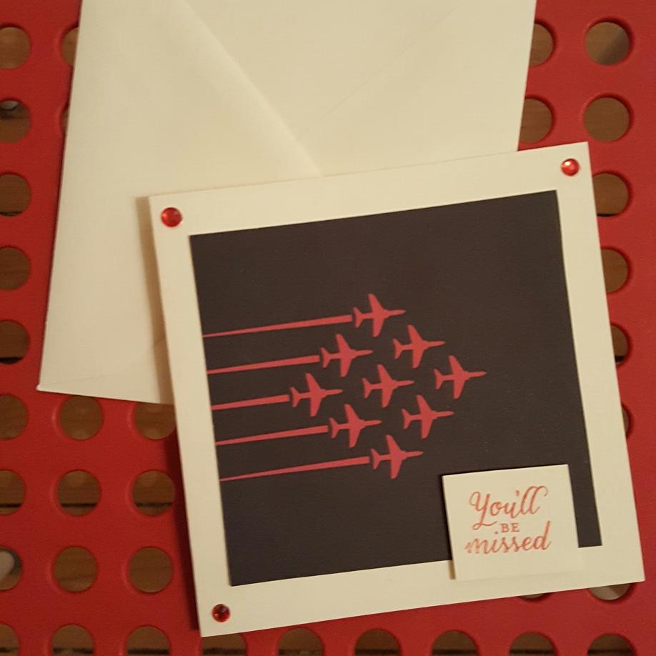 AmyLynEngel's tweet photo. #handmade #ciaofornow #leavingcard #LynspirationalCrafts https://t.co/QfVgoboqiY