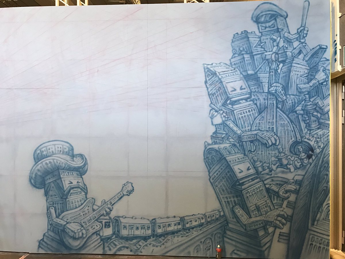 work in progress magic city exhibition munich opening 13.4.17 kleine olympiahalle / magiccity.art #magiccity