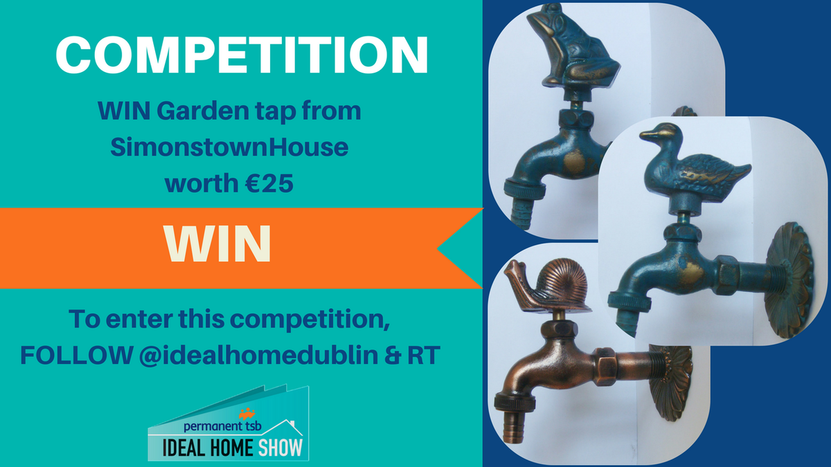 IdealHomeDublin's tweet photo. Great #COMPETITION from Siomonstown House who will #giveaway an animal garden tap! To #WIN RT & follow! #MyIdealHome https://t.co/np0pwem0yQ