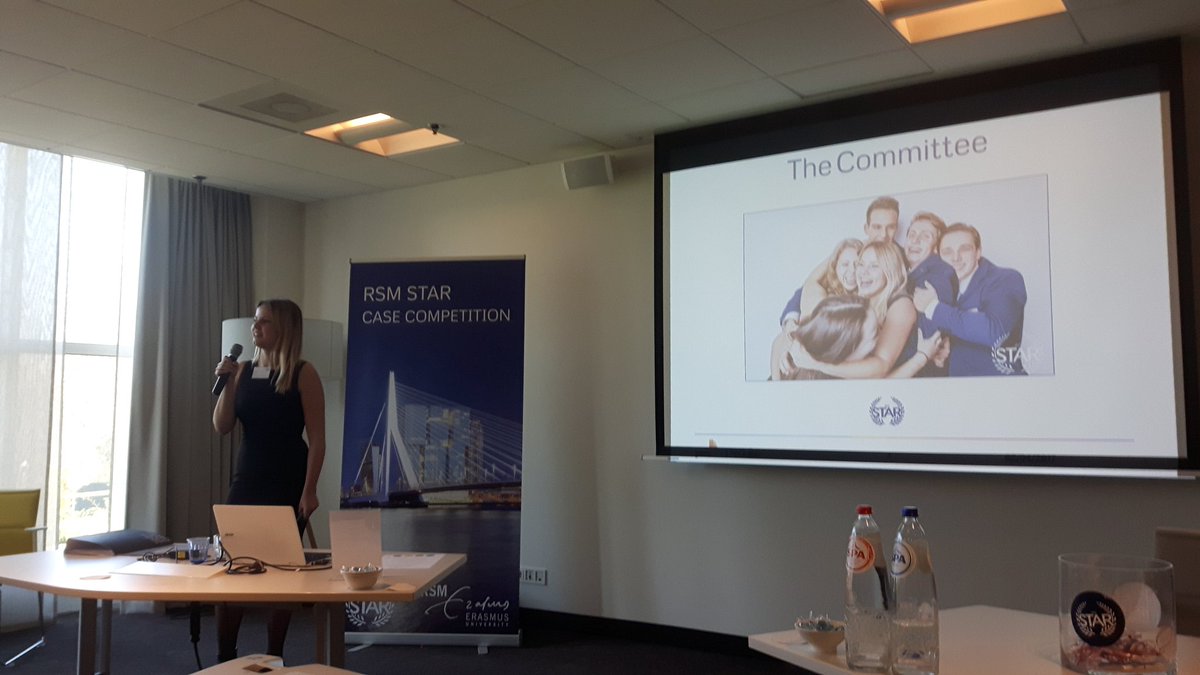 SteefvdVelde's tweet photo. Kick off by Celine Ariens of the 3rd RSM Star Case Competition with teams from12 highly ranked business schools by chairwoman #rsmstar https://t.co/uNZmMWkAqb