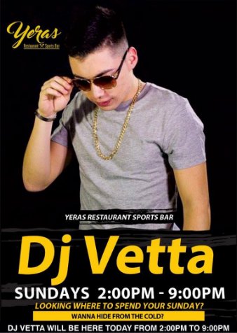 YerasRestaurant's tweet photo. Nada mejor que terminar una semana con deliciosos cócteles y la mejor atención, acompañamiento por Dj vetta desde las 2pm hasta las 9pm https://t.co/8MuxZSF2dF