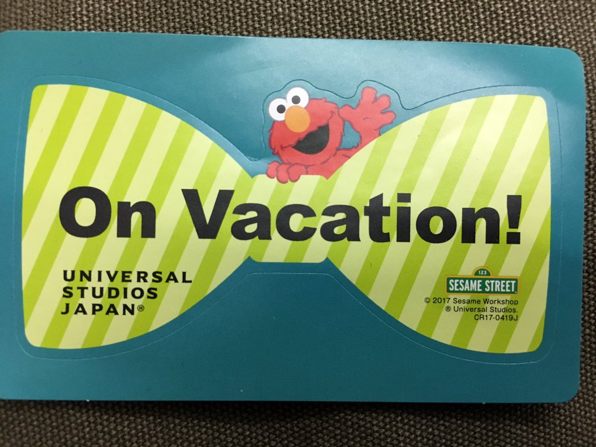 サ ニ ー デ イ ズ V Tvittere 新しいシール On Vacation 蝶ネクタイになるよ Usj ユニバ