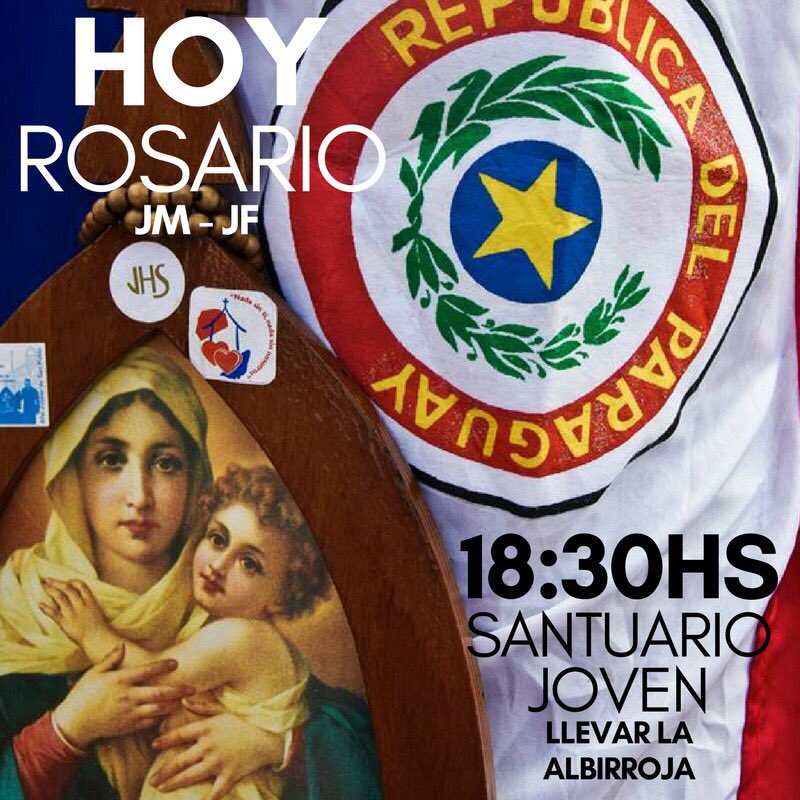 JFUAsuncion's tweet photo. ¡Nos vemos hoy! 🙏🏻🇵🇾 https://t.co/XeimJx0iLv