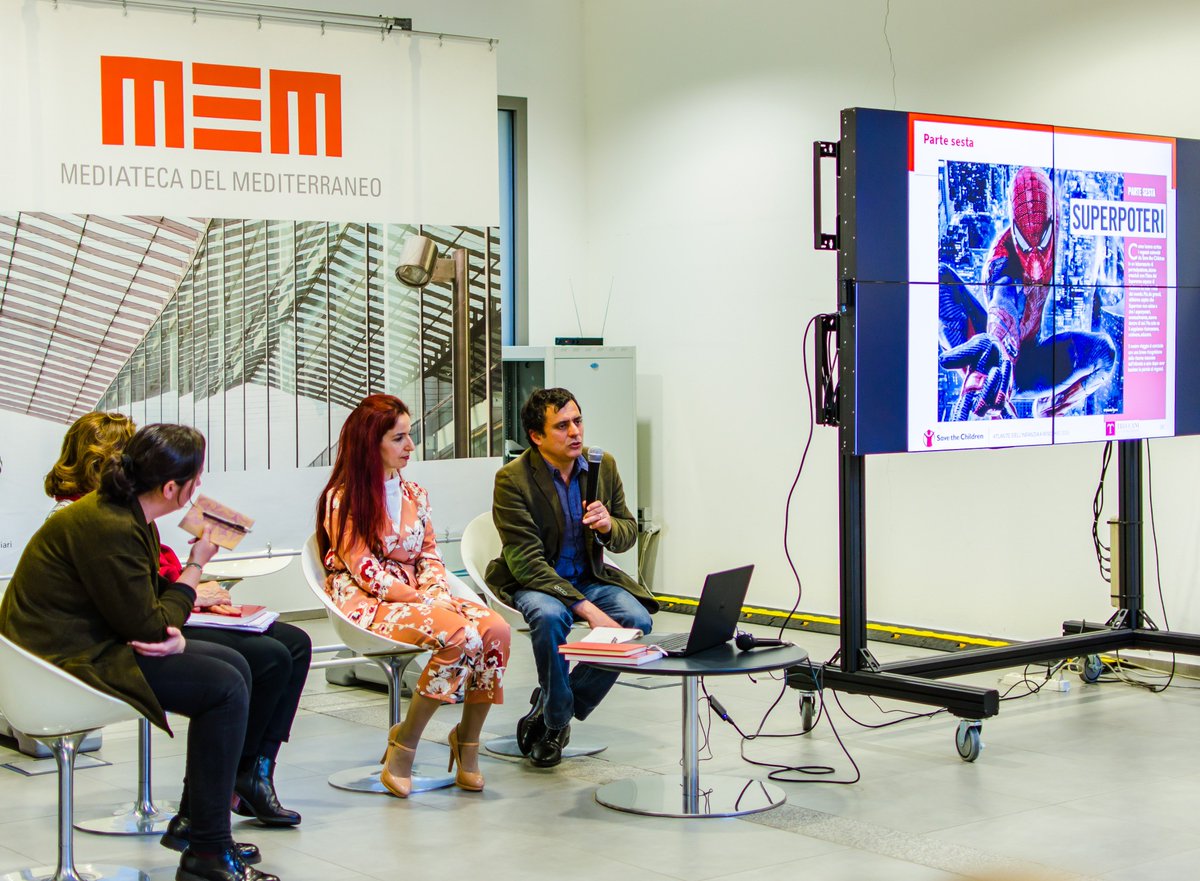 LeiFestival's tweet photo. Alcuni istanti di #BambiniESupereroi a #Cagliari: "Dobbiamo lavorare perché non perdere capacità di desiderare un futuro a misura dei sogni" https://t.co/kpHAw9jpjw