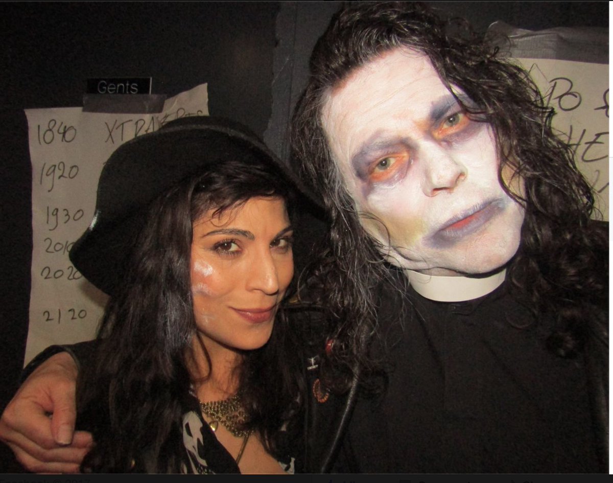 punk4mh's tweet photo. The gorgeous Bianca Mignone &amp; #ScreamingDead punkers partied till the wee hours #Punk4MentalHealth we need your presence next time @tools66 https://t.co/3Gbuma54z3