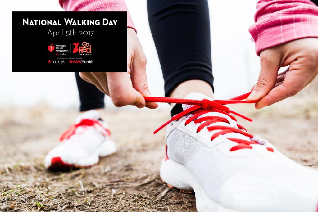 Put it in your calendar: #NationalWalkingDay is on April 5th! Grab your walking shoes and join the movement with us. 👟