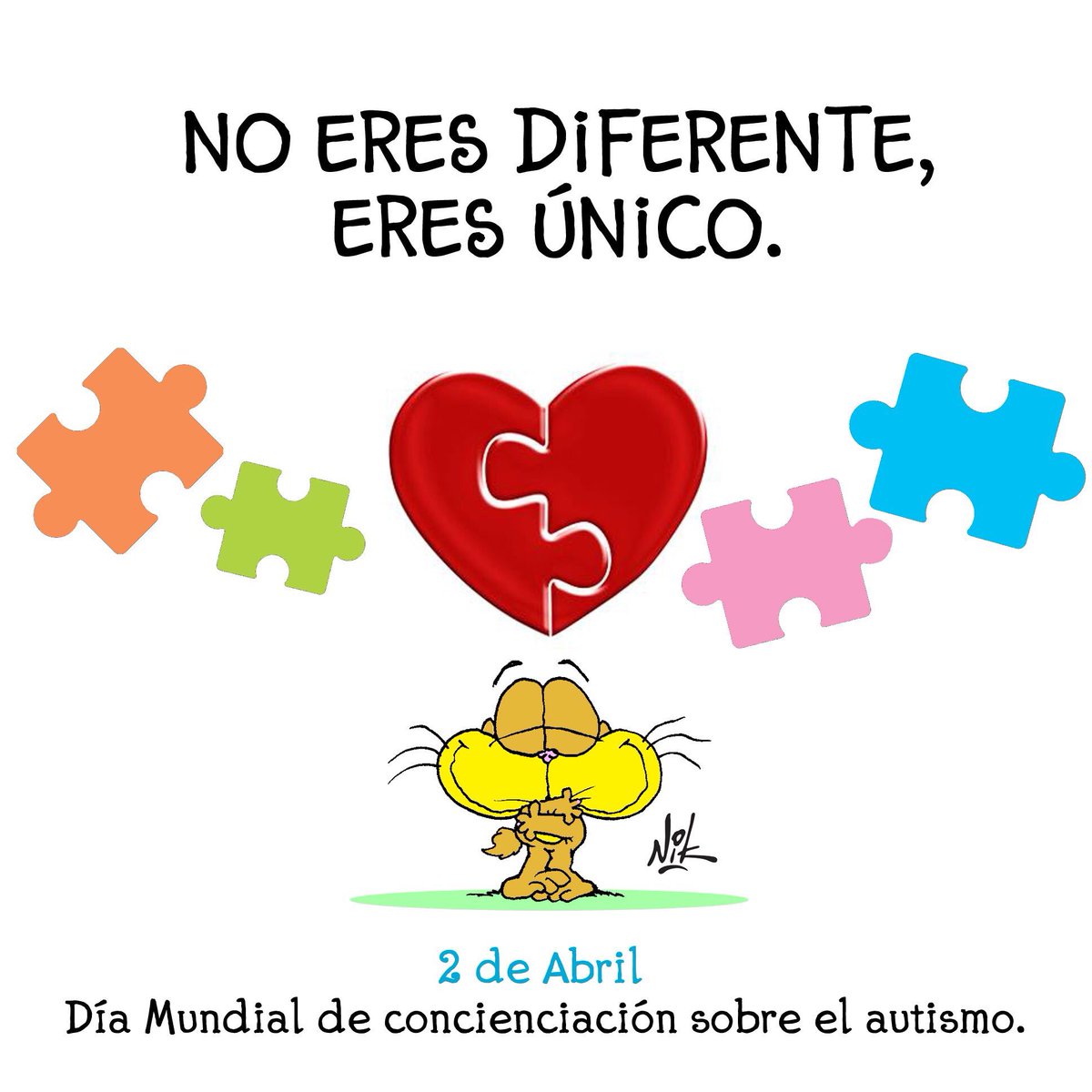 Nikgaturro's tweet photo. Eres único. #DiaMundialAutismo #BuenDomingo https://t.co/P93Sx6gXGy