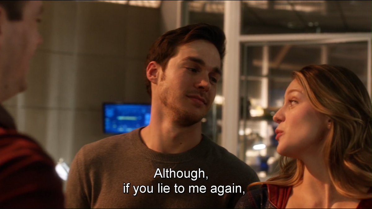 Nevada_36's tweet photo. #TheFlashMusical despite all their love-reunion &amp; shit i'm rooting for barry/kara, they're just so natural with each other! https://t.co/jAe6z3yVwh