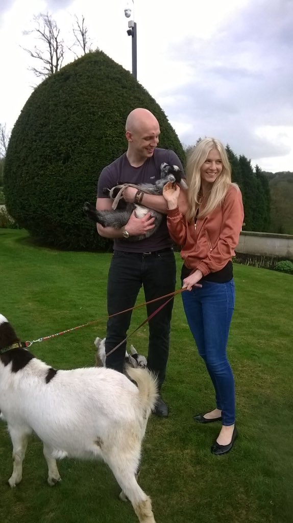 fishersmobile's tweet photo. Surprise birthday visit to #SwettenhamHall this weekend was fantastic. Never to old to cuddle our animals #fishersmobilefarm https://t.co/iZOS4CNgKZ