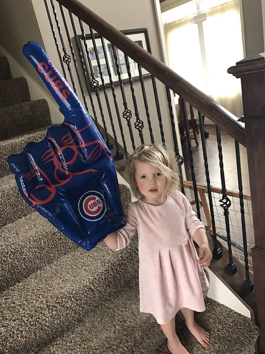 mamadubs4's tweet photo. You know you're ready for opening day when you wake up from a nap like this😜🤣😎⚾️💙❤️@Cubs https://t.co/J9CRncdUSi