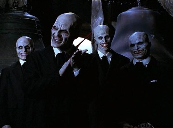 TezzaBelle88's tweet photo. Can't even shout.
Can't even cry.
The Gentlemen are coming by. #Hush #Buffy20 #20YearsOfBuffy #BuffyTheVampireSlayer #20YearsOfSlayingIt https://t.co/Xvd22S6MWO