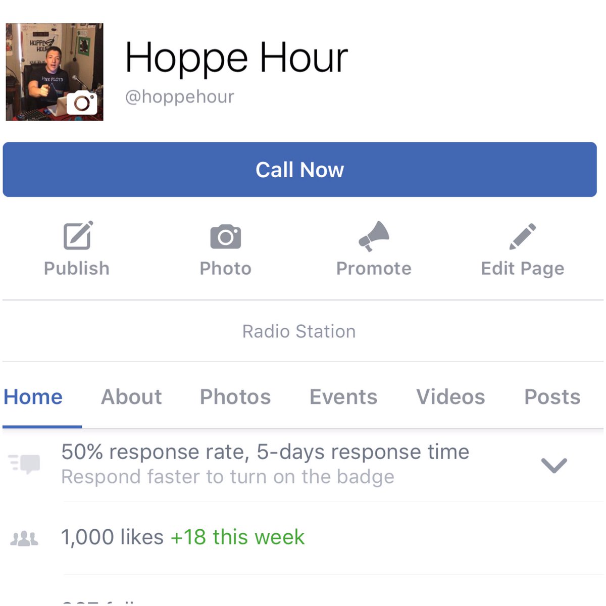ryanhopperadio's tweet photo. 2 years ago I started @hoppehour from my apartment in CLE,to my 2 month motel in FL, &amp; rest is history. I truly appreciate everyone #1KLikes https://t.co/Xt69VISh47
