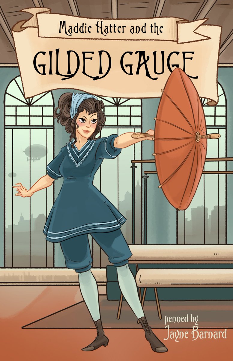 JayneBarnard1's tweet photo. The new cover's here! Launching May 10 but up for pre-order now #steampunk #adventure #girlsreading https://t.co/7LuUvKGiAM https://t.co/oHBFYlQP7r