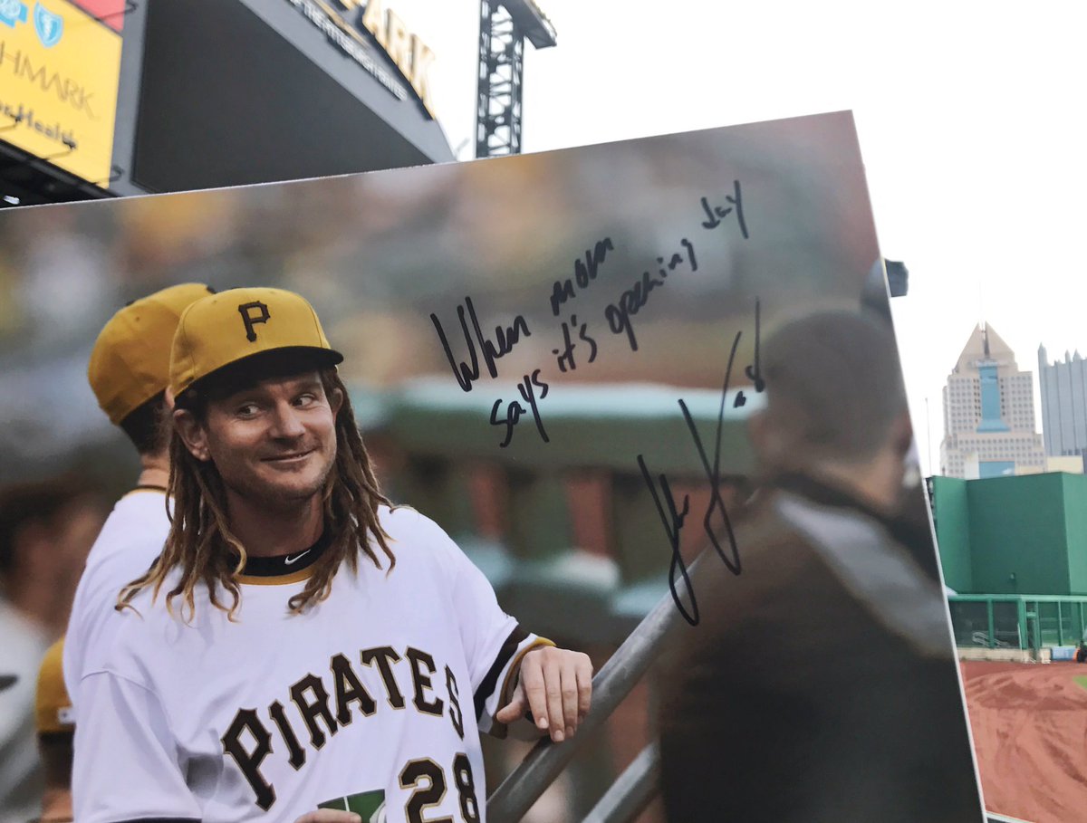 Pirates's tweet photo. RETWEET this for a chance to win our favorite pic personalized for #OpeningDay by John Jaso!

#LetsGoBucs https://t.co/KR0J0ZLVAu