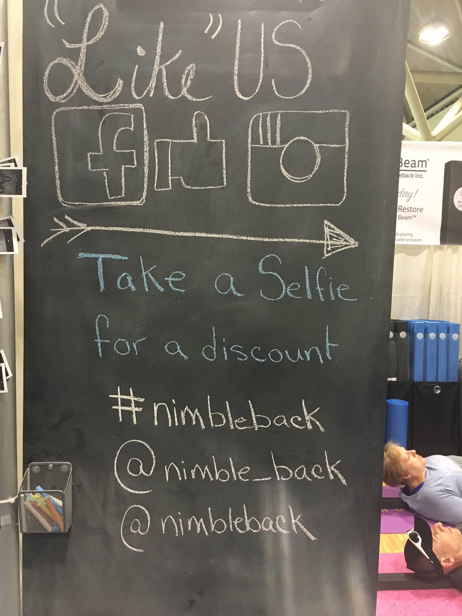 ICYAyoga's tweet photo. Shannell is at the @Nimbleback booth taking a #selfie for a discount! #nimbleback #ICYAToronto #TorontoYogaShow #yoga https://t.co/BGGFRHQAYt