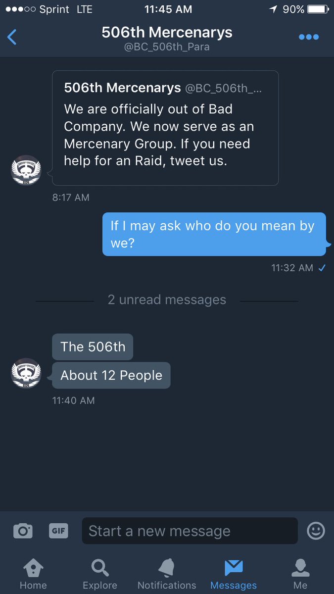 MilsimNews's tweet photo. 12 people have left bad company and formed a mercenary group. https://t.co/HE6kOLQozo