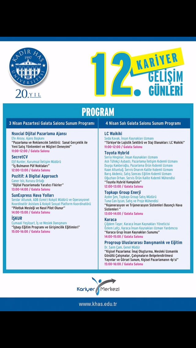 KHAS Kariyer Kulübü (@khaskariyer17) on Twitter photo 