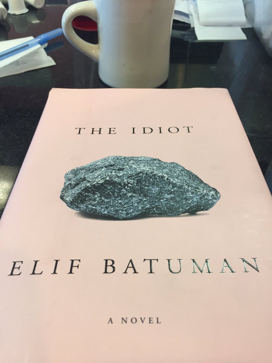 EnglishTchr87's tweet photo. @RockRidgeReads Laughed out loud at this relatable quote about a used book while reading @BananaKarenina's The Idiot earlier during brunch! https://t.co/ALGnHpgcb8