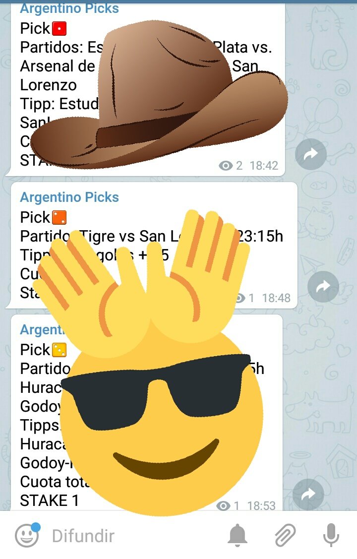 ArgentinoPicks's tweet photo. Ya estan los 3 picks en Telegram!!!! Sigue mi canal para tenerlos todos FREE!! Ayer 3/4 aciertos solo futbol argentino!!! https://t.co/tDZj4wOQCP