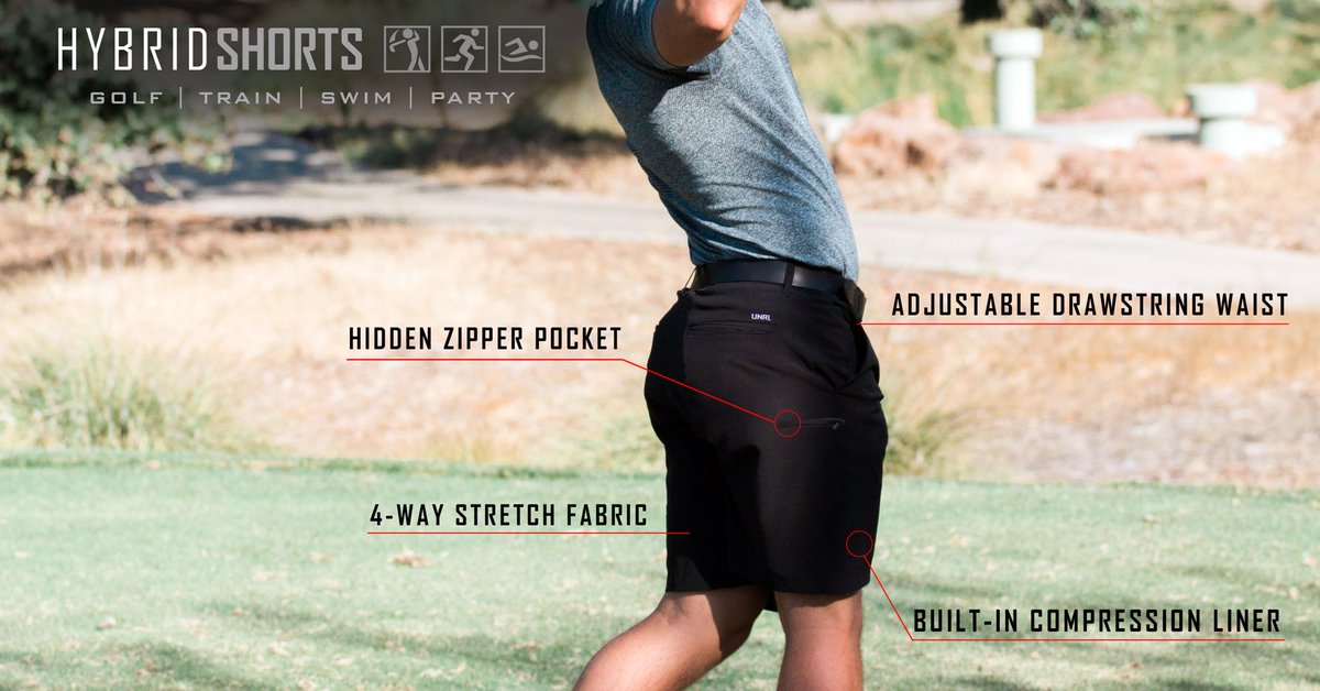 The UNRL Hybrid shorts are available now in four colors. Game on; bit.ly/2nOiA14.