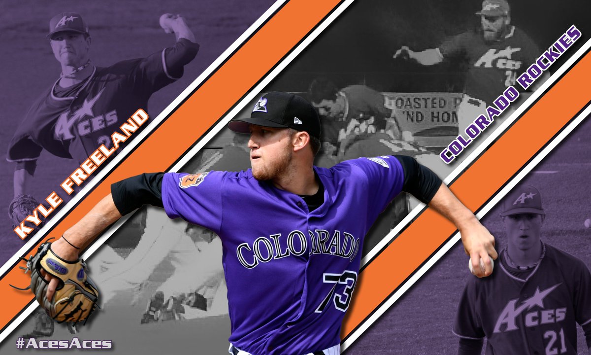 Kyle Freeland has been named to <a href="/Rockies/">Colorado Rockies</a> #OpeningDay roster. He becomes <a href="/UEAthleticsBASE/">Evansville Baseball</a>'s first MLB player since Jamey Carroll. #AcesAces
