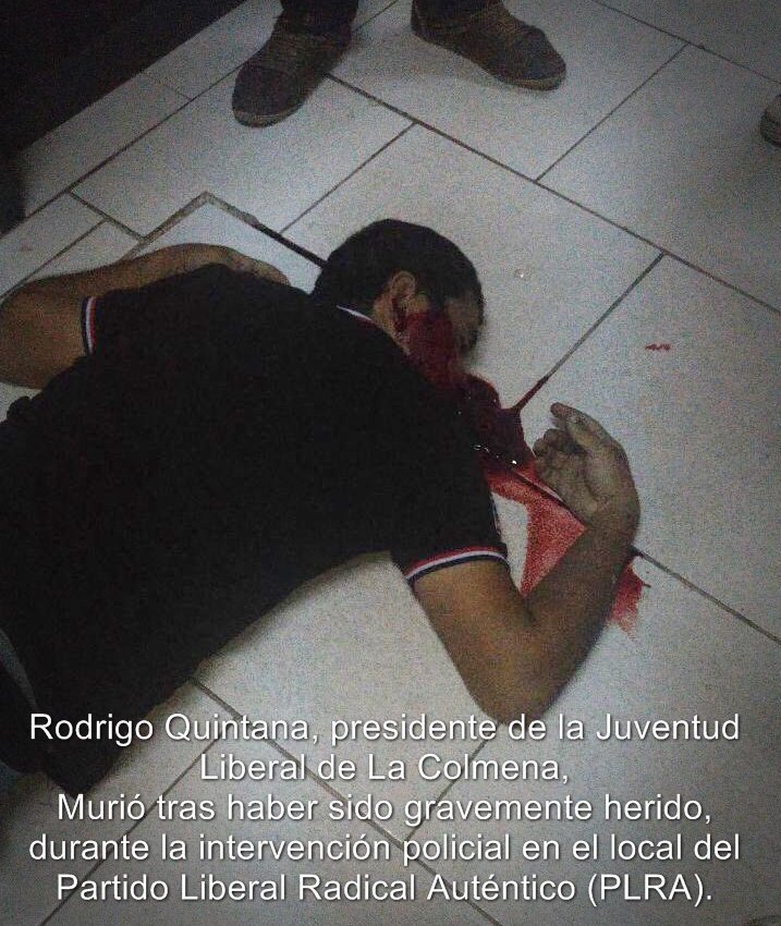 SUKOICRIOLLO's tweet photo. Rodrigo Quintana, joven PARAGUAYO que fue MUERTO por un POLICIA que luego lo PISO con la BOTA, es el CRUEL REFLEJO de la DERECHA PARAGUAYA. https://t.co/licubU0vTX