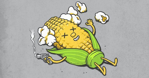 Corn Suicide by ben6835, via Flickr - Graphic Arts #GraphicDesign #Design | graphicdesignclub.tumblr.com/post/159117031…