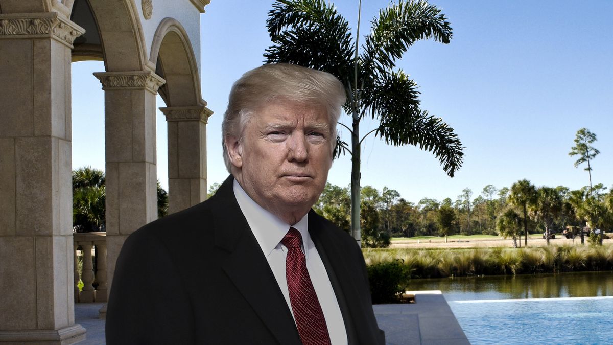 TheOnion's tweet photo. Trump Unveils Sprawling New Presidential Retreat Where He Can Escape From Stresses Of Mar-A-Lago https://t.co/BMqBZgSBGw https://t.co/LQRoYOeeXN