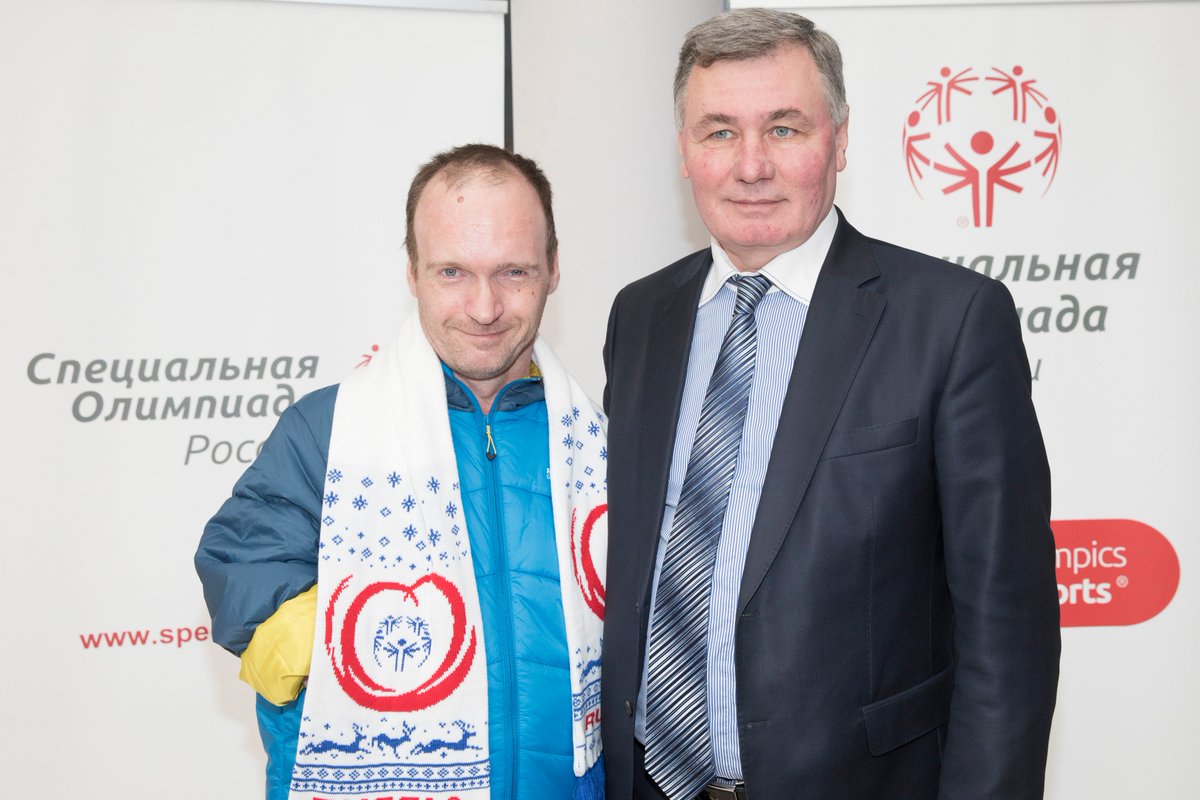 MoscowSpOl's tweet photo. Торжественные проводы Сборной России на XI Всемирные зимние игры #СпециальнаяОлимпиада 
https://t.co/ctKNyYjIU1 https://t.co/FPr3Fhr2ju