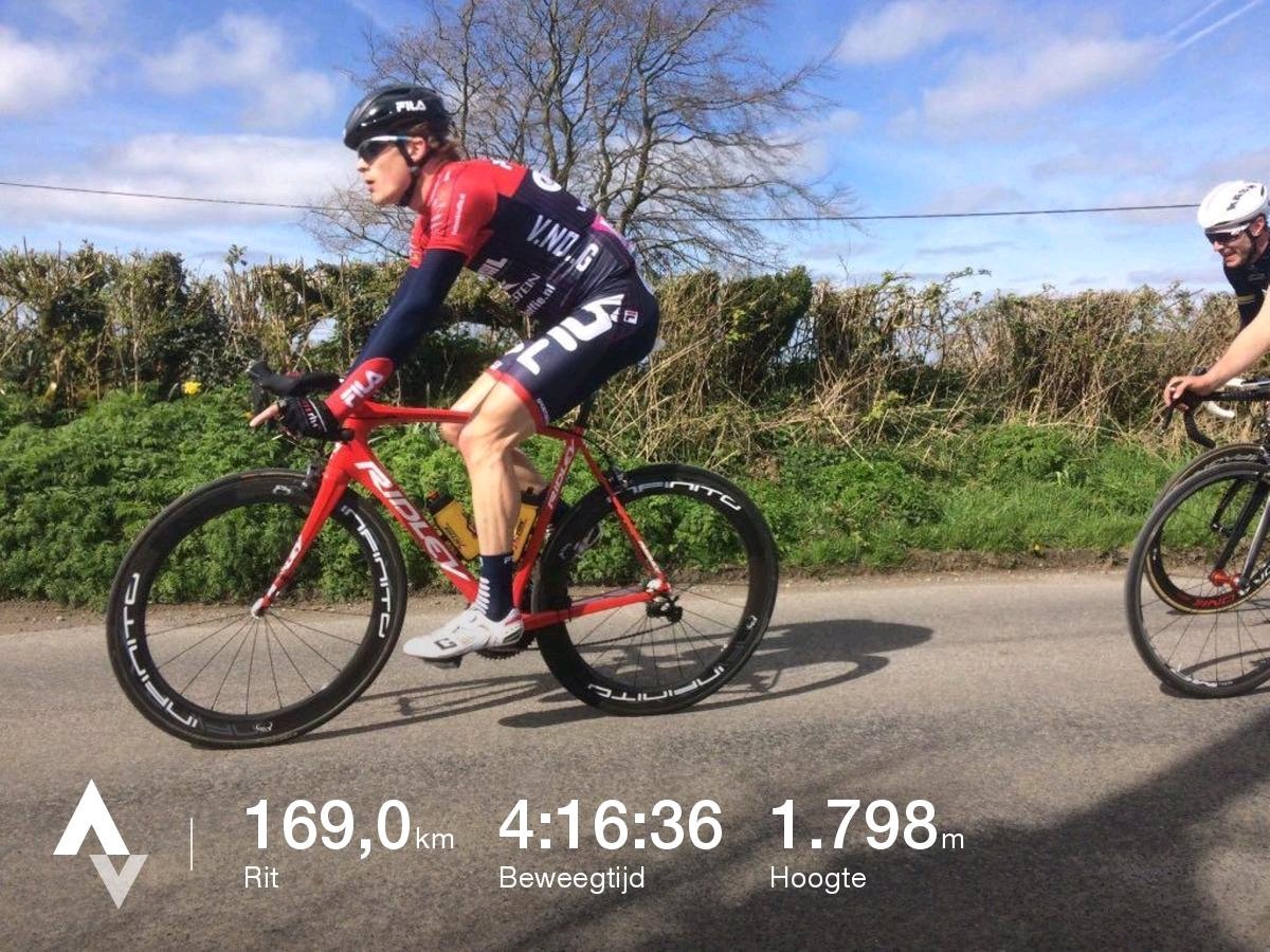 Heerlijk afgezien in de <a href="/NenaghClassic/">Visit Nenagh Classic</a> en naar huis met de groene trui en een 18e plek! #goedleven strava.com/activities/925…