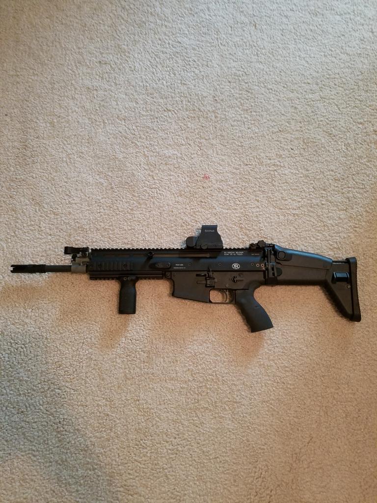 DevilDogGamer's tweet photo. Its no longer a dream! SCAR 17 SBR is done! Now to suppress it lol https://t.co/uKyGnvkezY