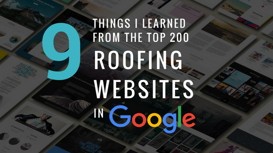 Contractor_SEO's tweet image. 9 Things I Learned from the Top 200 Roofers in Google - contractorseo.co/roofing-seo/